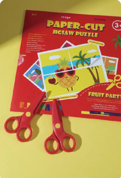 PAPER-CUT PUZZLE FRUIT PARTY, an example from Paper Craft & Activity Kits